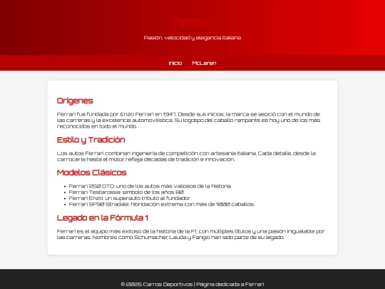 ferrari screenshot
