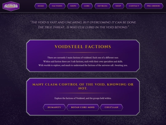 Factions screenshot