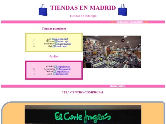 tiendasmadrid screenshot