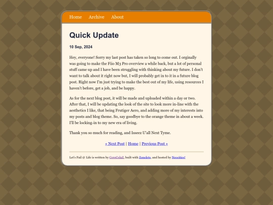 posts/2024-09-10-Quick-Update screenshot