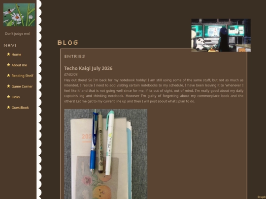 blog screenshot