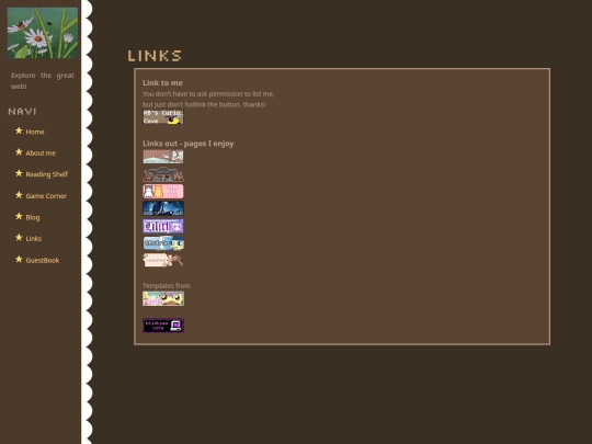 links screenshot