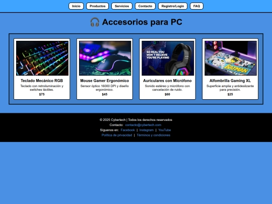 accesorios screenshot