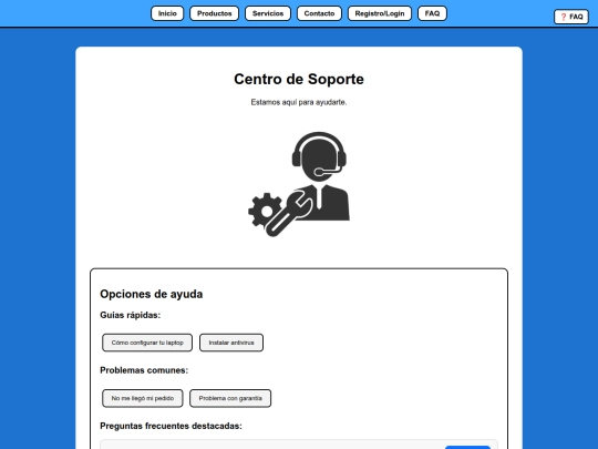 soporte screenshot