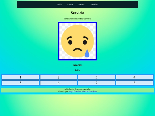 Servicio screenshot