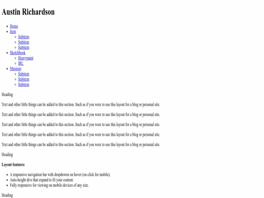 index screenshot