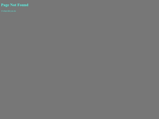 not_found screenshot