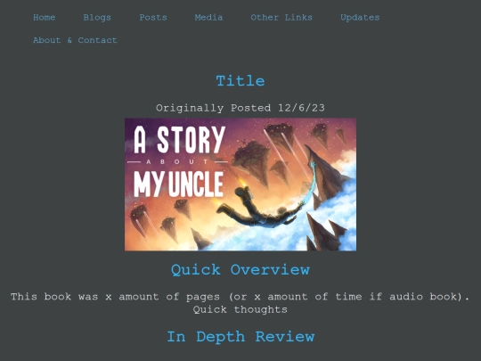 Blogs/Books/Books_Template screenshot