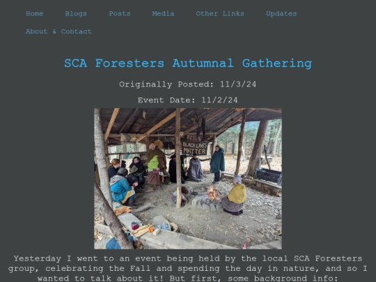 Blogs/Life/Foresters_Autumnal_2024 screenshot