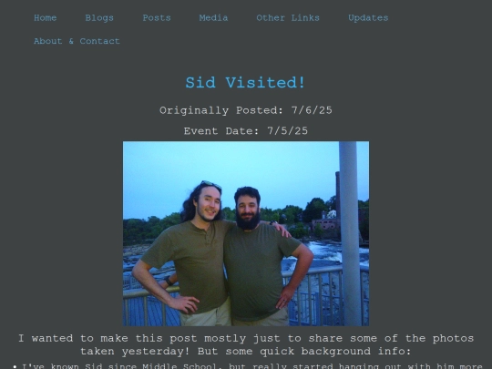Blogs/Life/Sid_Visit_2025 screenshot