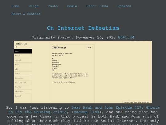 Blogs/Technology/Rant/On_Internet_Defeatism screenshot