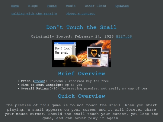 Blogs/Video_Games/dont_touch_snail screenshot