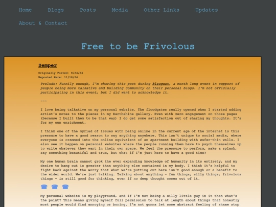 Posts/Free_to_be_Frivolous screenshot