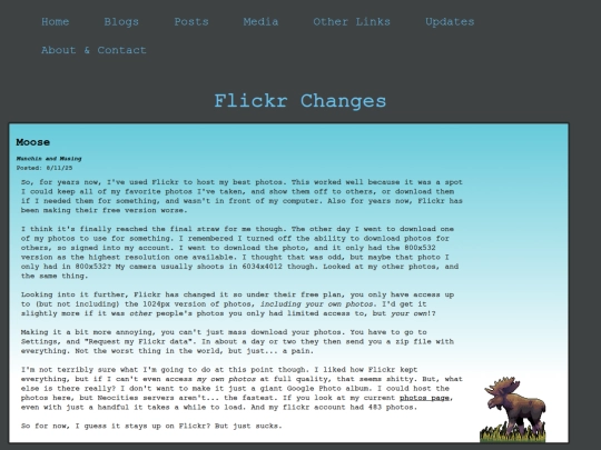 Posts/flickr screenshot