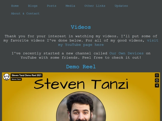 videos screenshot