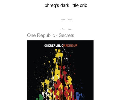0073/01/01/one_republic_waking_up screenshot
