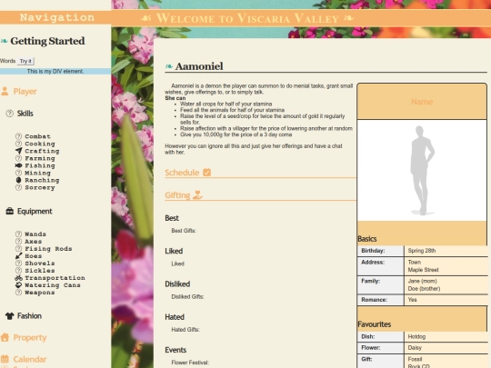 viscaria valley/the village/romance/love interests/blacksmith screenshot