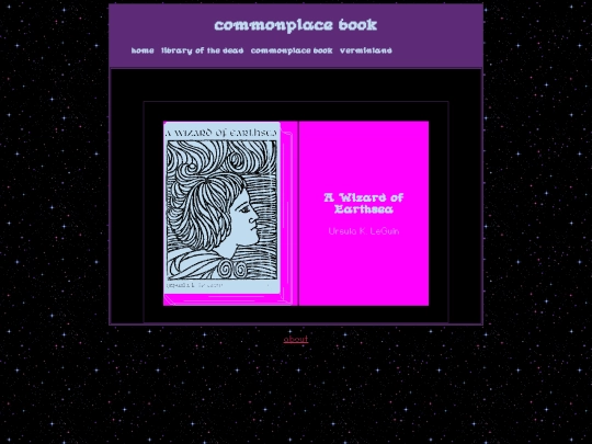 commonplace_book/books screenshot