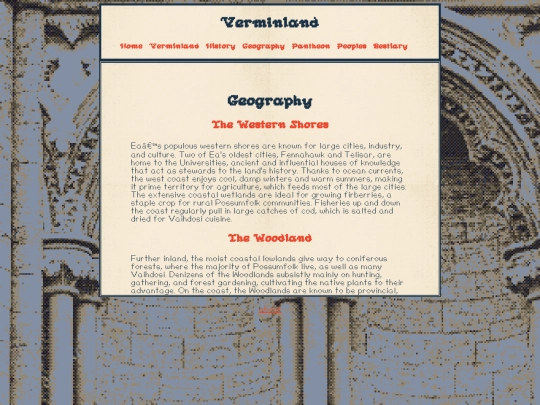 verminland/geography screenshot