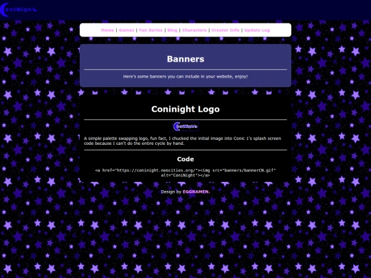 banners screenshot