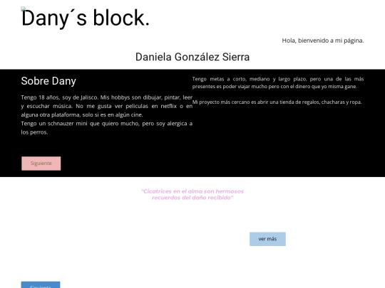 Mi Página screenshot