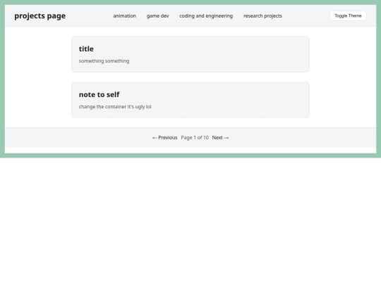 test screenshot