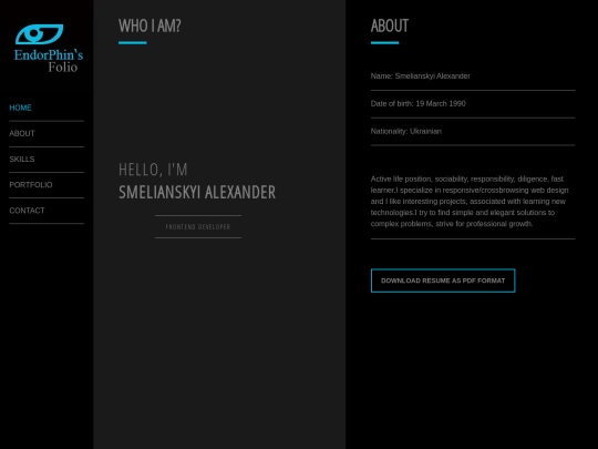 index screenshot