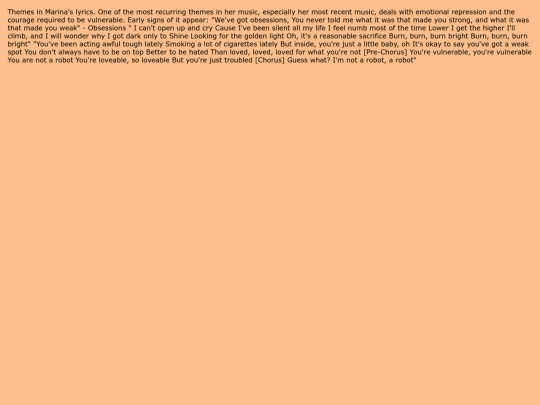 othermusic/marinalyrics screenshot