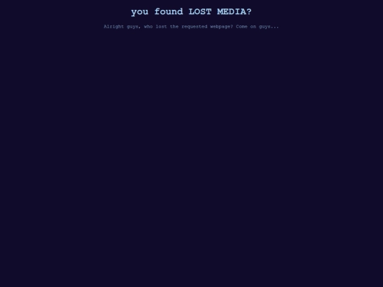 not_found screenshot