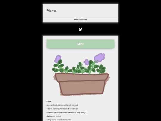 SHRINES_plants screenshot