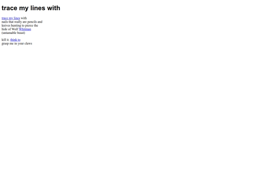 trace screenshot