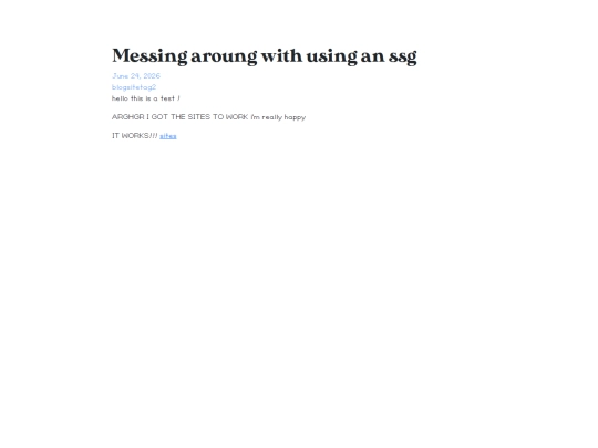 blog/2026/Messing aroung with using an ssg screenshot