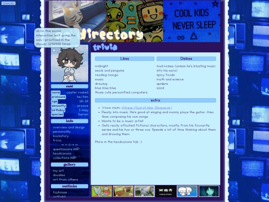 oc/404/characters/cast/trivia screenshot