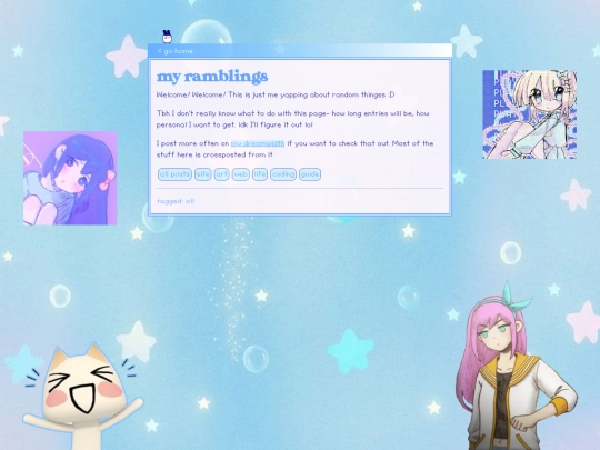 ramblings/tagged/all screenshot