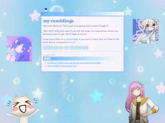 ramblings/tagged/web screenshot