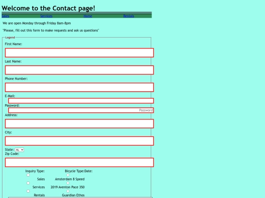 contact screenshot
