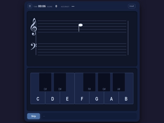 sight-reading screenshot