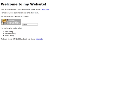 test screenshot