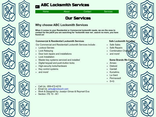 products screenshot