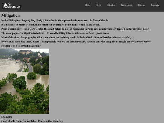 Mitigation screenshot