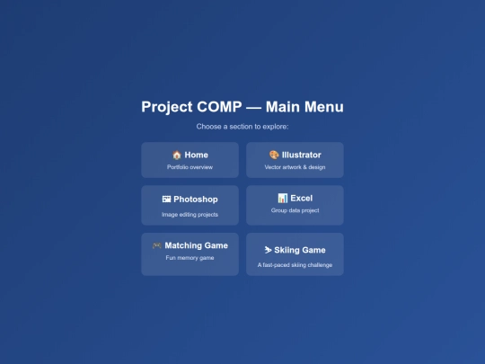 menu screenshot
