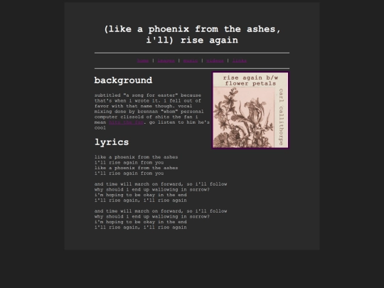 songs/riseagain screenshot