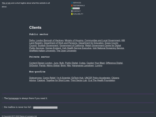clients screenshot