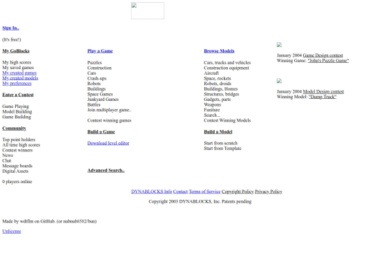 index screenshot