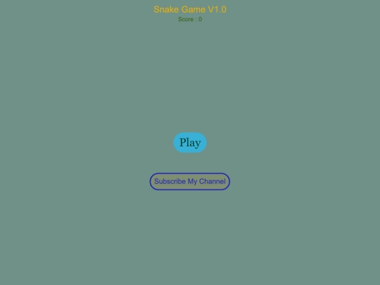 animation_page/SnakeGameV0.1/snakeGameV0.1 screenshot