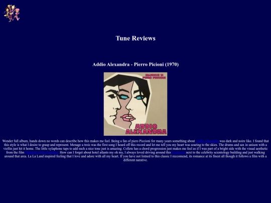 musicblog screenshot
