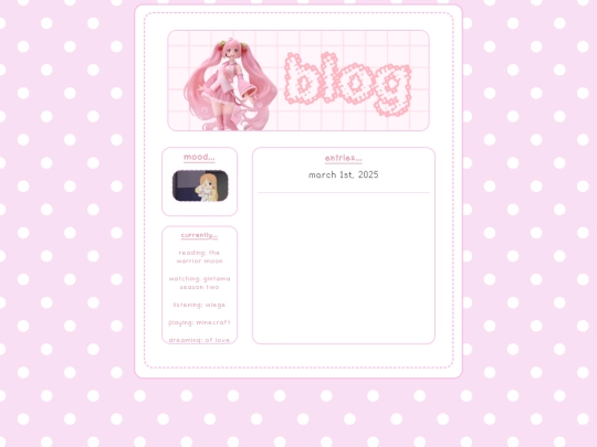 blog screenshot