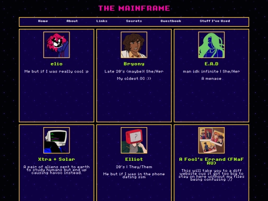 MyCharacters screenshot