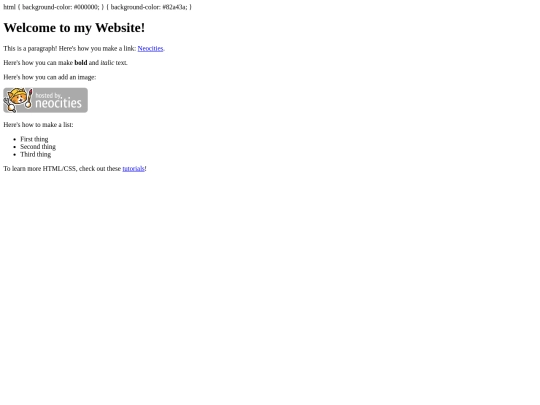 index screenshot