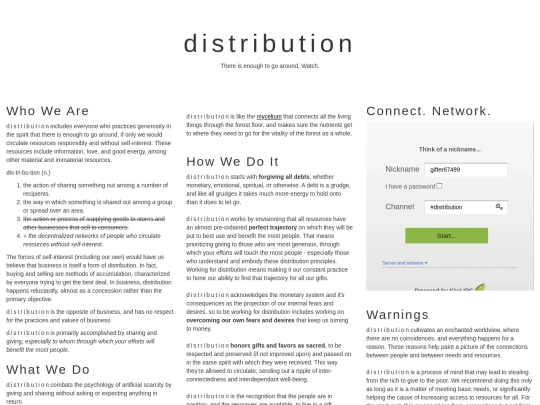 distro screenshot